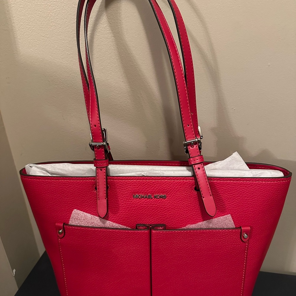 Michael Kors Vibrant Red Tote Bag